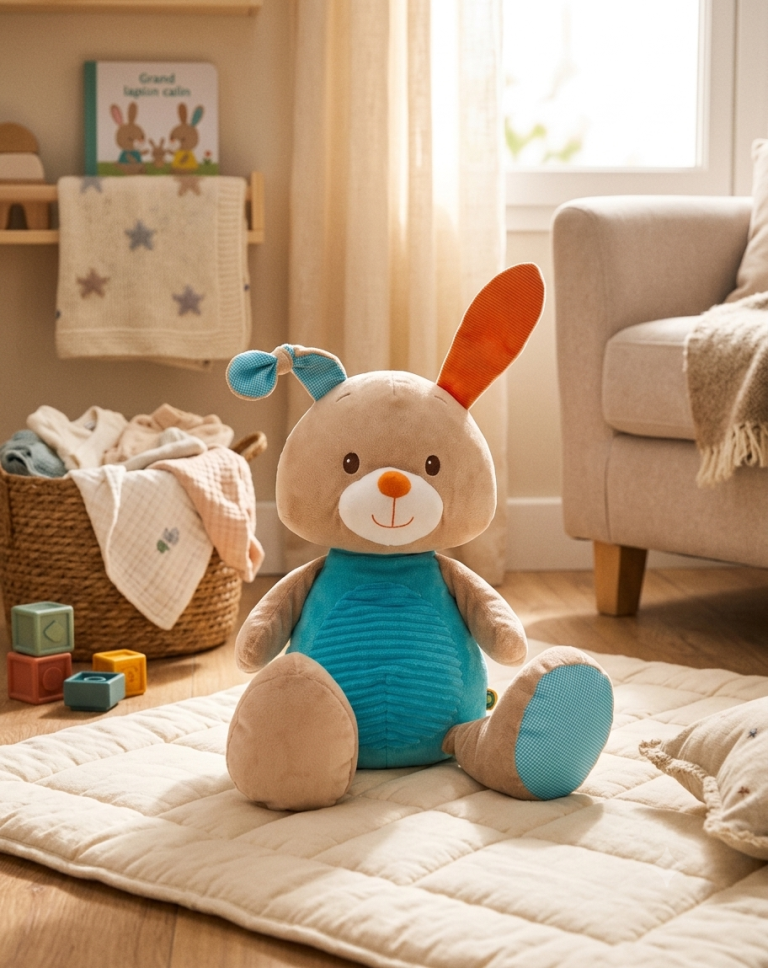 Peluche Grand Lapin Calin Fil 50 cm Peluche Grand Lapin Calin Fil 50 cm